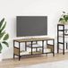 VidaXL Tv-kast 100 x 35 x 45 cm artisan eiken gemonteerd hout en ijzer