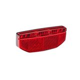Büchel Fietsachterlicht, StVZO-goedgekeurd, bagagedragerachterlicht [6-40 V] 50 mm montagebreedte, achterlicht e-bike, fietslicht achter, fietsachterlicht led