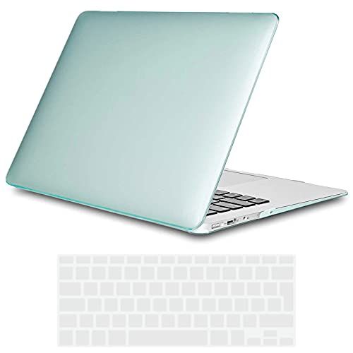 TECOOL MacBook Air 13 Inch Hoes 2010-2017 (Model: A1466 / A1369) - Muntgroen