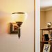 Jupiter Jupiter Wandlamp Petro, antiek met glazen kap