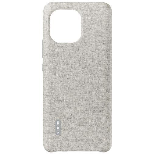 Xiaomi Cloth Pattern Kunstleer Back Cover Grijs Mi 11 - 6934177737275