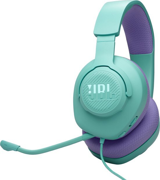 JBL QUANTUM 100M2 - Gaming headset - Over Ear - Cyan