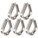 cyclingcolors 5 x vingerhoed voor draadkabels van roestvrij staal A4 Redance voor draadkabels vingerhoeden oogjes, 6 mm