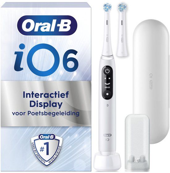 Oral-B iO Series 6 - Magnetische Tandenborstel - Wit