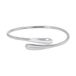 TOM TAILOR - Slavenarmband voor Dames in Roestvrij Staal - Zilverkleurig - Motief in de vorm van Druppel - TT-B0041