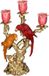 Kersten bv Bougeoir Oiseaux Rouge & Orange - 37,5 cm