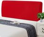 Merkloos / Sans marque Wan GmbH Rekbare Hoofdbord Overtrek - Universele, Elastische Hoes voor Dubbel Bed (120-140cm) - Rood