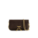 Zadig & Voltaire Sac bandoulière 'ROCK' brun foncé