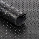 FLOORDIREKT Rubber loper - Rubbermat - Traanplaat - 3 mm - 100 x 200 cm