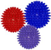 UFE Urban Fitness Massagebal Set - 7cm, 8cm, 9cm - Blauw, Paars, Rood