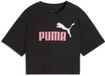 Puma Ess 2 Color Nº1 Lo T-shirt Met Korte Mouwen Zwart 5-6 Years Meisje