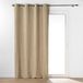 Douceur d'Intérieur Wooly Beige Gordijn met ogen (140 x 240 cm)