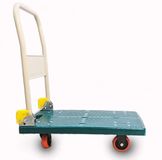 Opvouwbare bagagedrager met draaiwielen, max. 150 kg, transportplaat