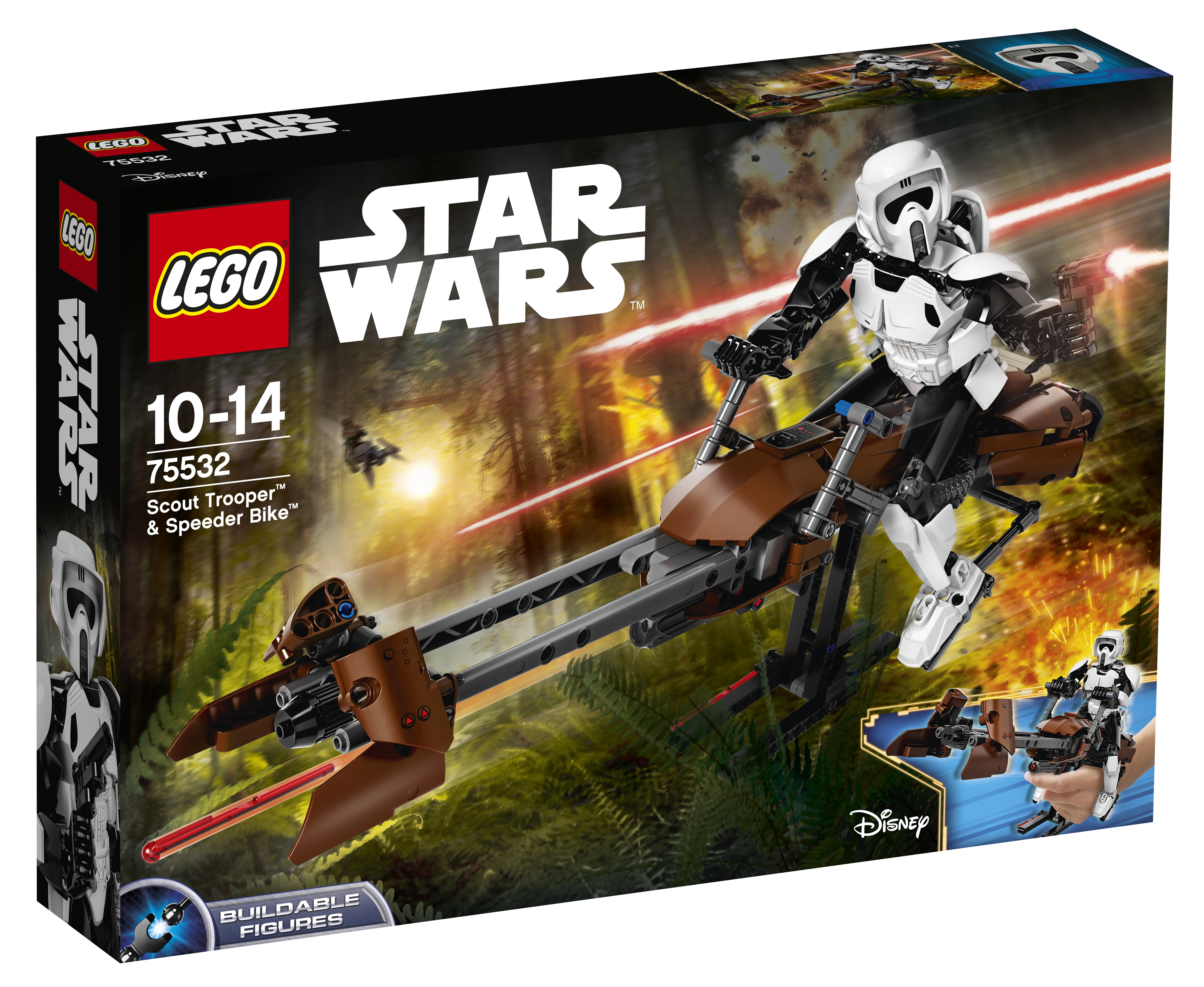 lego Star Wars Scout Trooper & Speeder Bike