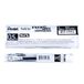 Pentel 0,5 mm EnerGel permanente inkt vervangende cartridges, zwart (12 stuks navulling)