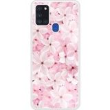 Samsung Galaxy A21S Sakura Verstevigd hoesje met sublimatie bedrukking