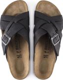 Birkenstock Lugano Nubuck Camberra Old Black Narrow Pantoufles Taille 38