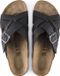 Birkenstock Lugano Nubuck Camberra Old Black Narrow Pantoufles Taille 38