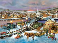 SunsOut Puzzle XXL pièces - puzzle de Noël - 500 pièces
