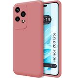Hoesjes Huawei Hoesje van vloeibare siliconen, zeer zacht, roze