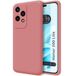 Hoesjes Huawei Hoesje van vloeibare siliconen, zeer zacht, roze