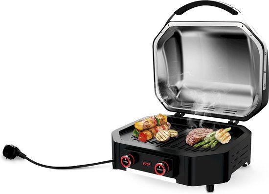 Cozze Grill E-300 Elektrisch - Zwart / Edelstaal