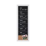 Bi-Office Combo krijtbord weekplanner, 20 x 60 cm, wit frame