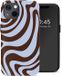Selencia Hoesje - Geschikt voor Apple iPhone 13 Pro - Backcover - Dream Swirl Chocolate