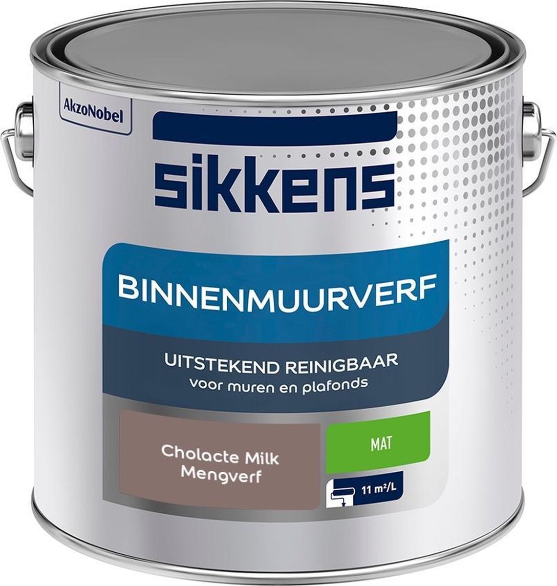Sikkens - Binnenmuurverf - Muurverf - Mengkleur - Chocolate Milk - 2,5 Liter