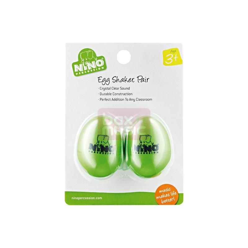 Nino Percussion NINO540GG-2 egg shaker grass green 1 paar