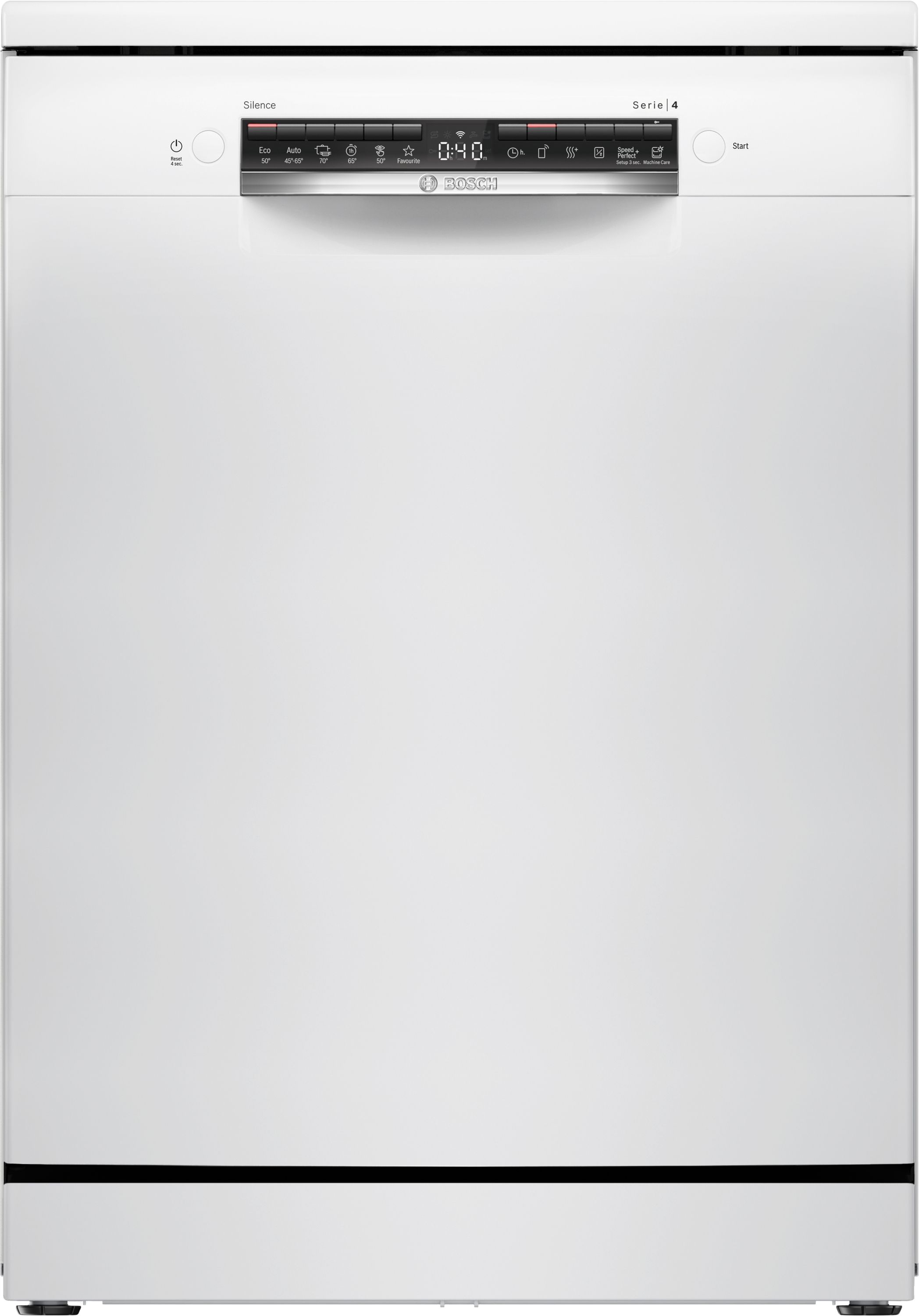 Bosch Serie 4 SMS4HVW14E Vrijstaande Vaatwasser - Wit - 14 Couverts - Home Connect