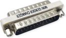 Value 12.99.2005 tussenstuk voor kabels D-Sub 25-pin (DB-25) Zilver