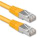 1aTTack.de 1m geel - 1 stuk Cat.6 patchkabel netwerkkabel CAT6 S-FTP Gigabit LAN PIMF CAT 6 koper CU halogeenvrij internet DSL gameconsole Smart TV