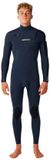 Rip Curl Dawn Patrol Pro 3/2 Mm Combinaison Néoprène Manches Longues Fermeture Éclair Poitrine Bleu XS Homme