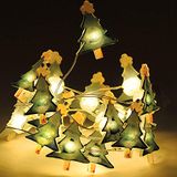 Zarivy Lichtsnoer op batterijen met 20 decoratieve kerstmotieven