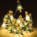 Zarivy Lichtsnoer op batterijen met 20 decoratieve kerstmotieven