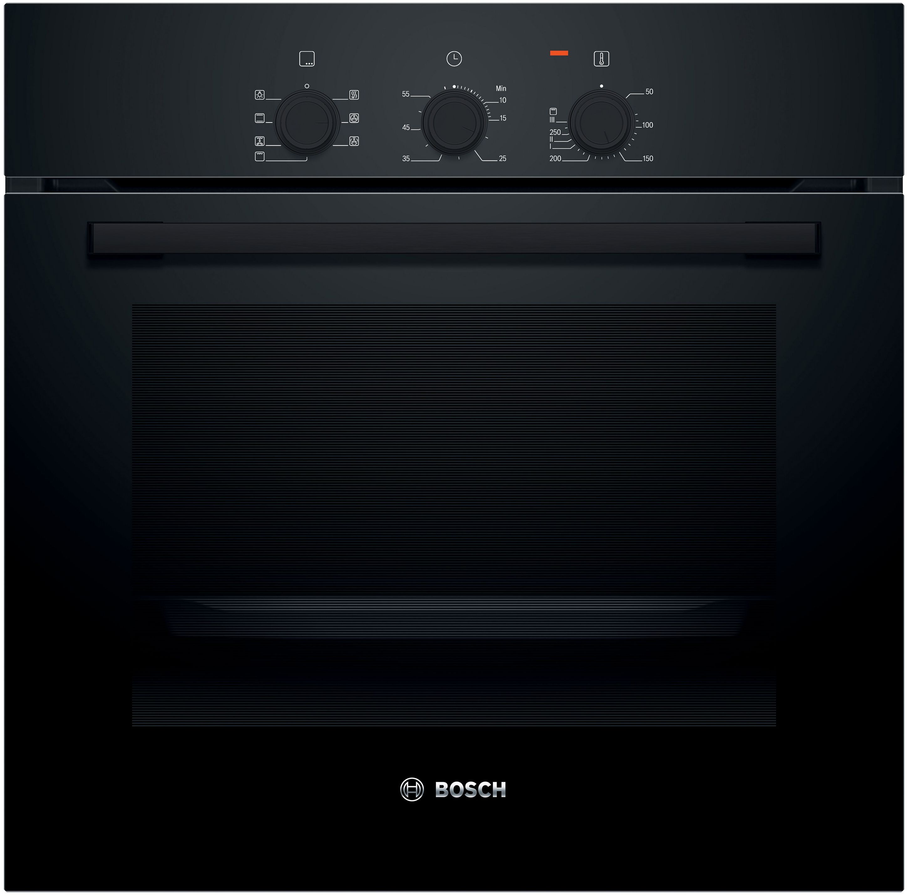 Bosch Serie 2 HBF011BA2 - Inbouwoven - 66L - Zwart - Elektrisch - Grill - Convectie - A