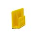 4R Quattroerre.it 1689M M.go teletolclip afneembaar bevestigingssysteem, 3 x 3 cm, geel