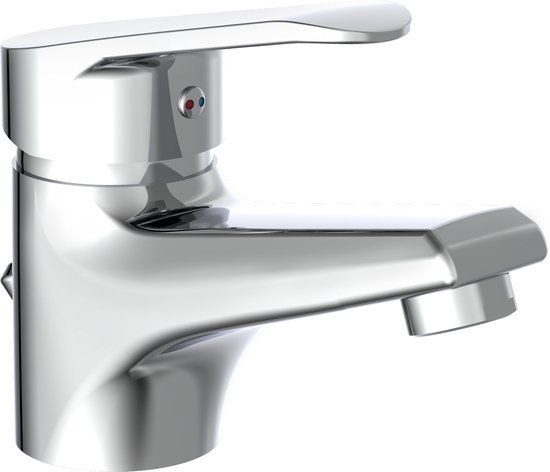 Schütte Tessa Wastafelkraan - Mengkraan - Chroom - Inclusief Waste