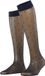 FALKE Dot gedessineerd materiaal transparant 15 DEN kniekousen dames blauw - maat 39-42