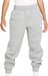 Nike K NSW Club FLC JGGR LBR Unisex Sportbroek - Grijs - Wit - Maat L