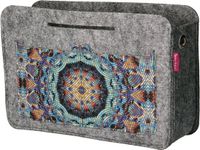 Bertoni - Vilten tas Organiser toilettas met rits cosmetische zak voor make-up organisator - Barcelona