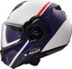 LS2 FF906 Advant Swipe Wit Blauw 06 Systeemhelm - Helm