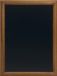Securit® universeel wandkrijtbord in donkerbruin (L) 70 cm