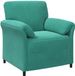 vidaXL Canapé 1 place turquoise velours 88 x 83 x 95 cm
