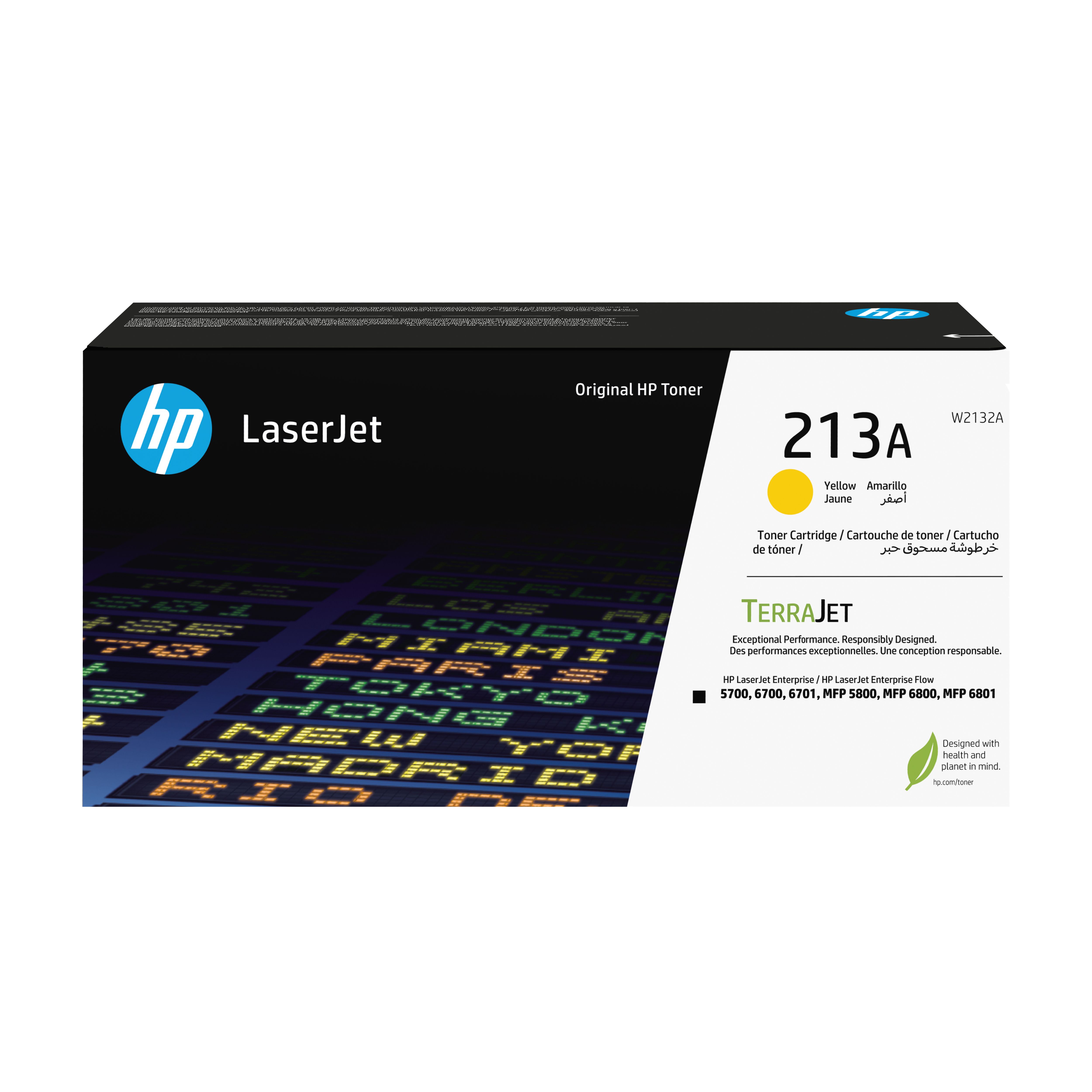 HP 213A Yellow Toner Cartridge - Original - 3000 Pages - W2132A