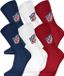 Nfl NFL SHIELD Crew Socks - 6-pack - Blauw/Wit/Rood - Maat 43/46
