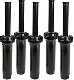Toro 53459 5-Pack 570 Serie 4" Pop-Up Sprinkler - 15' Full Nozzle - Black