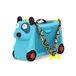 B. toys Handbagage voor kinderen, reiskoffer voor kinderen met lichten en geluiden om op te rollen, erop te zitten, voor meisjes en jongens vanaf 2 jaar