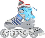 Nils Extreme NH18192 - 4-in-1 Schaatsen - Grijs-Blauw - Volwassenen - ABEC 7